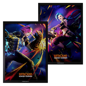 Riftbound - Vendetta Art Sleeves Vi Vs Jinx