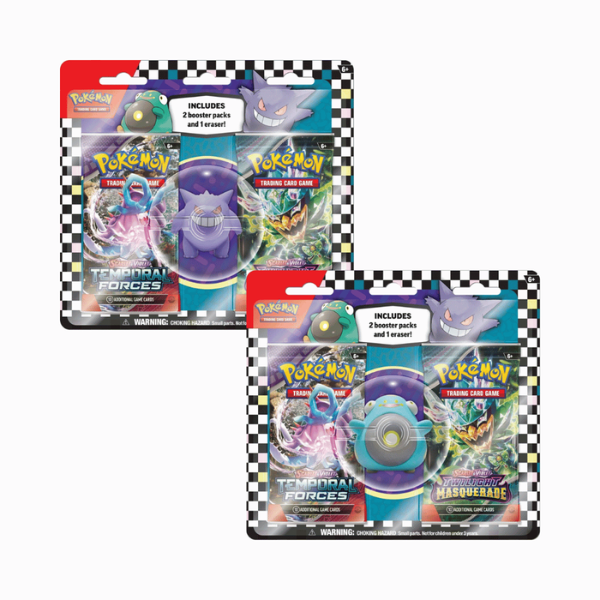Pokemon - Eraser 2 Pack Blister Art Set