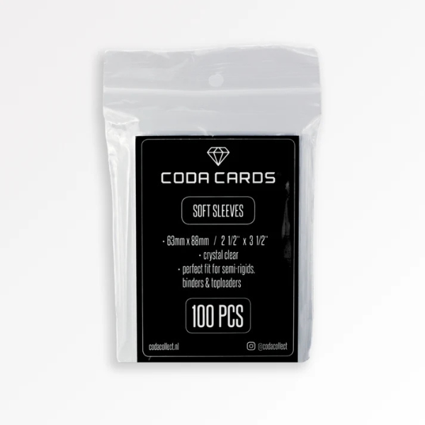 Coda Cards - Soft Sleeves 100 Stuks
