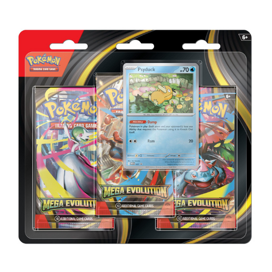 Pokemon | Mega Evolutions | 3 Pack Blister Psyduck