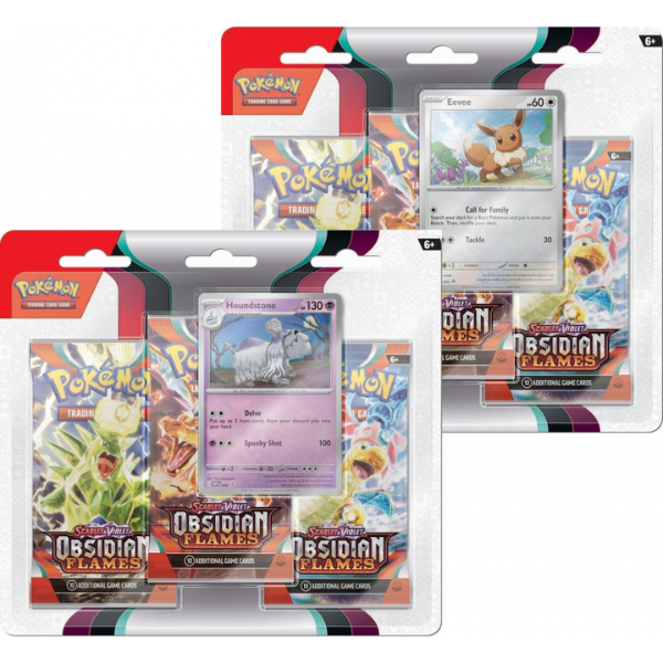Pokemon - Obsidian Flames 3 Pack Blister Art Set