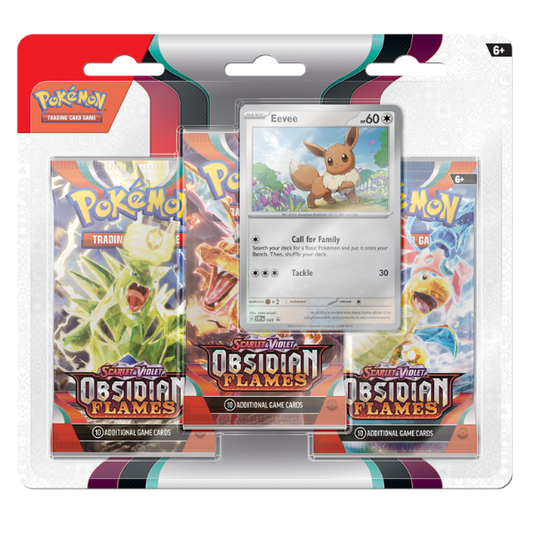 Pokemon - Obsidian Flames 3 Pack Blister