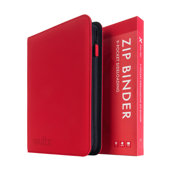 Vault X | Binder | 9 Pocket | Fire Red