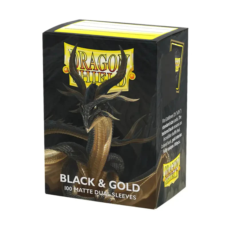Dragon Shield - Matte Dual Black & Gold
