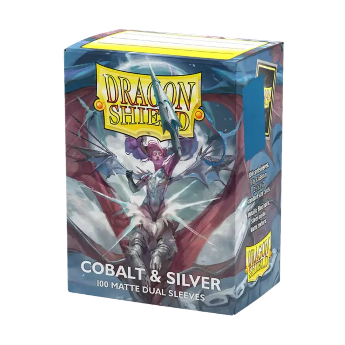 Dragon Shield - Dual Matte Cobal & Silver
