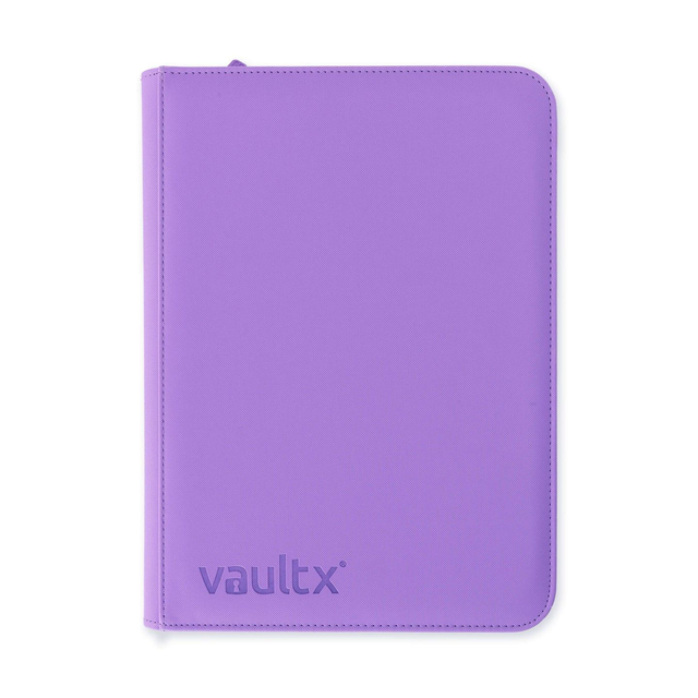 Vault X - 9-Pocket Exo-Tec® Zip Binder Just Purple