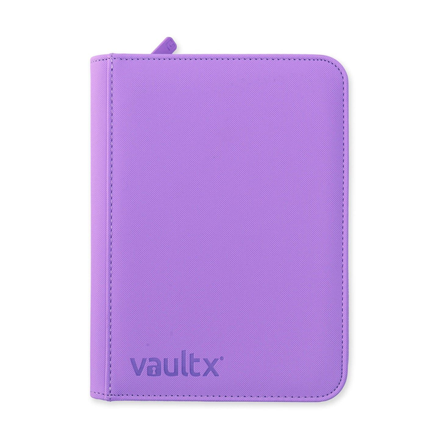 Vault X - 4-Pocket Exo-Tec® Zip Binder Just Purple