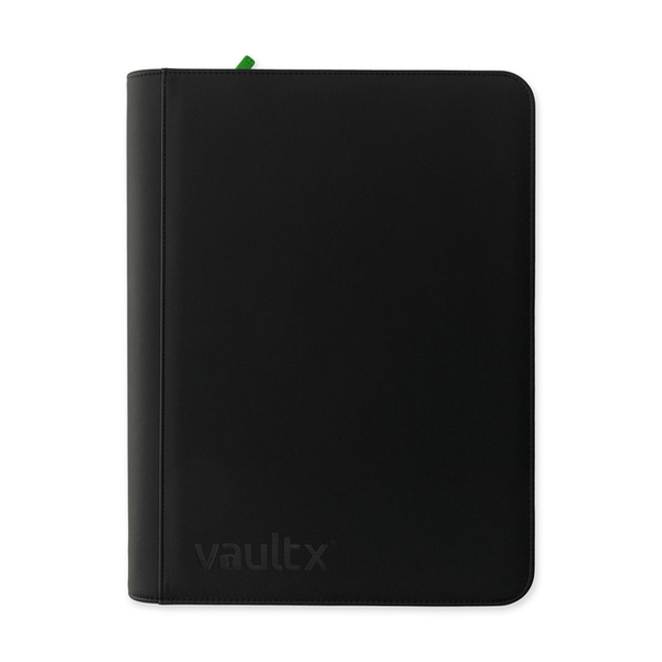 Vault X - Exo-Tec® Zip Binder 16-Pocket Signature Black