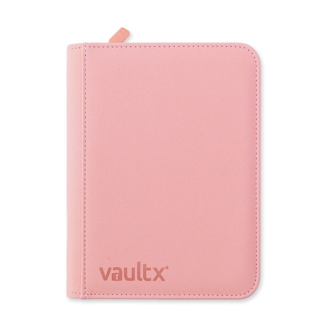 Vault X - 4-Pocket Exo-Tec® Zip Binder Pink