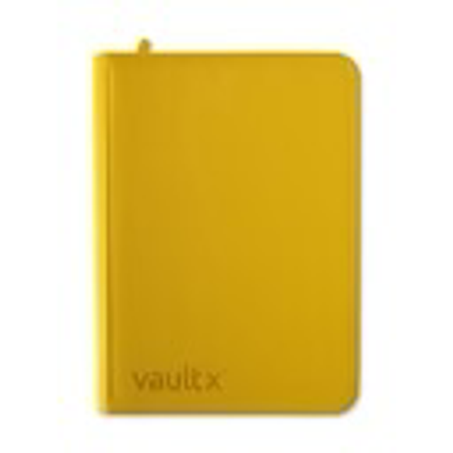 Vault X - 9-Pocket Exo-Tec® Zip Binder Sunrise Yellow