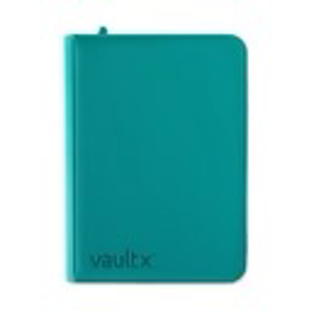 Vault X - 9-Pocket Exo-Tec® Zip Binder Ocean Blue
