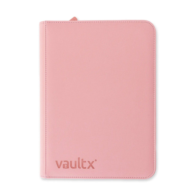 Vault X - 9-Pocket Exo-Tec® Zip Binder Just Pink