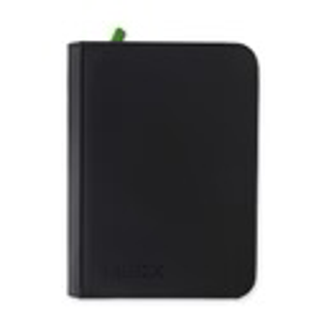Vault X - 4-Pocket Exo-Tec® Zip Binder Signature Black