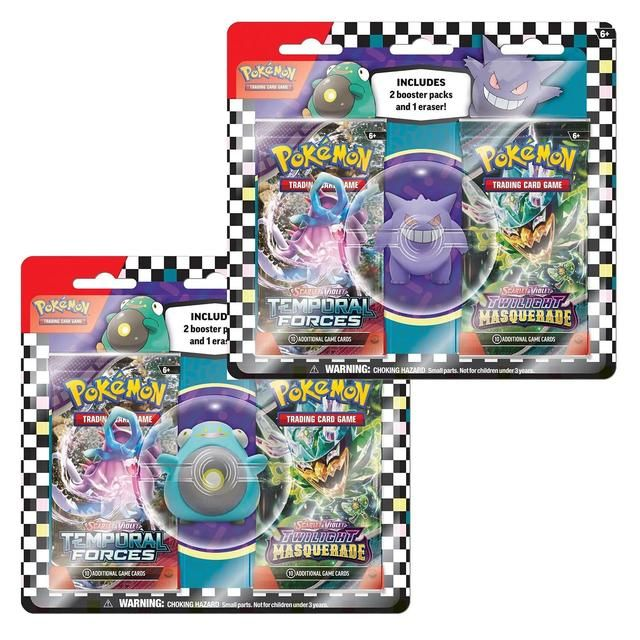 Pokemon - 2024 Back To School Eraser Blister Pack