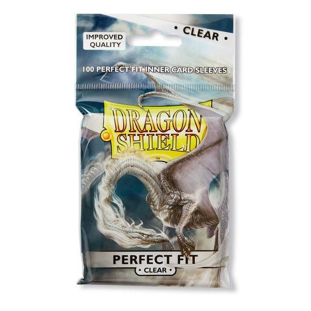 Dragon Shield - Perfect Fit Standard Sleeves Top-Loading Clear