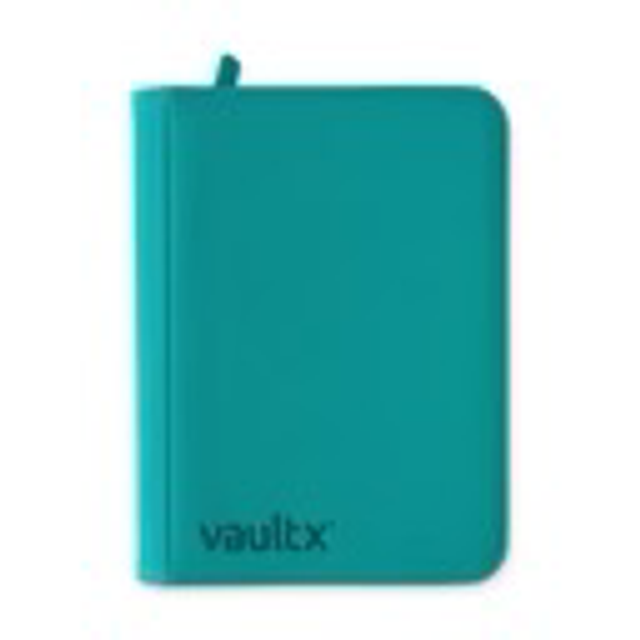 Vault X - 4-Pocket Exo-Tec® Zip Binder Ocean Blue