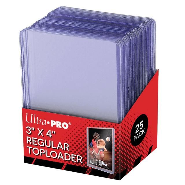 Ultra Pro - Toploaders 3" X 4" Clear Regular 25Pcs